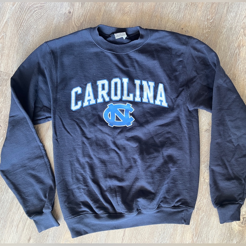 Champion Crewneck Sweater with UNC Logo